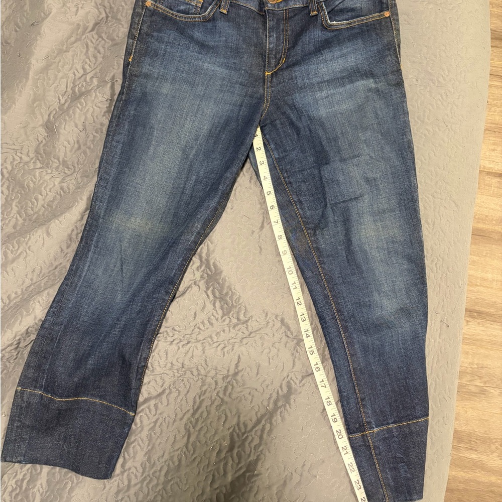 Joe's Jeans Dark Blue Ankle & Cropped Women's Jeans - Picture 3 of 4